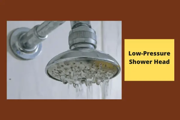 low-pressure shower head