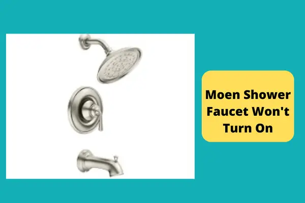 moen shower faucet won't turn on