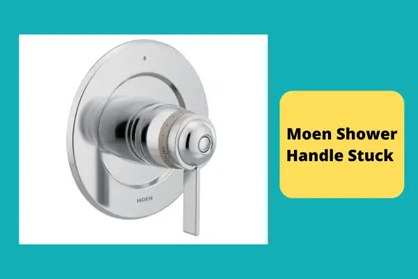 moen shower handle stuck