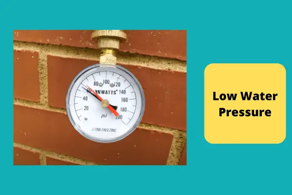 low water pressure