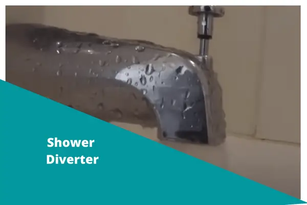 shower diverter won't stay up