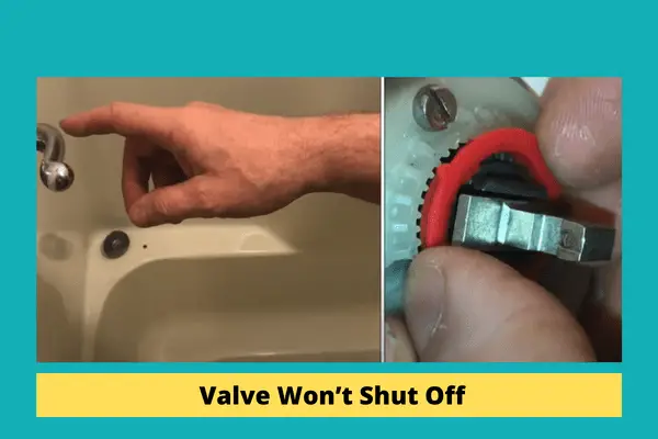  valve won’t shut off