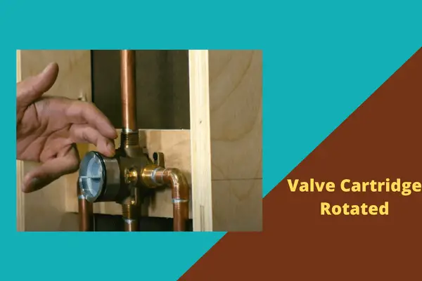  valve cartridge has got rotated