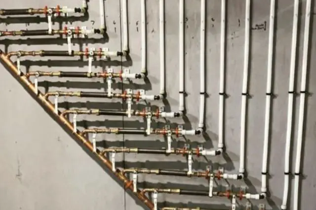 air in water lines every morning