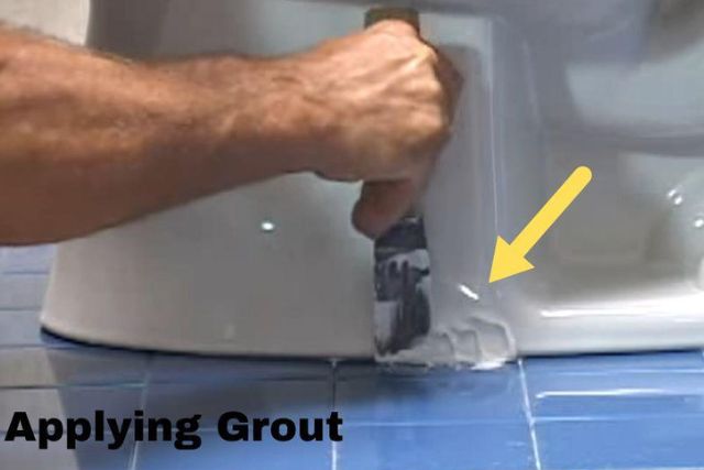 filling the gap with grout