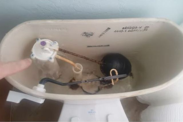 kohler toilet water level too low