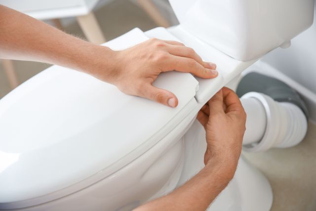 clogged toilet vent