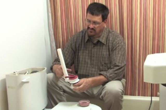 replace the overflow tube in kohler toilet
