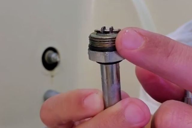 deterioration of kohler push button diverter