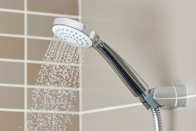 changed shower head lost hot water