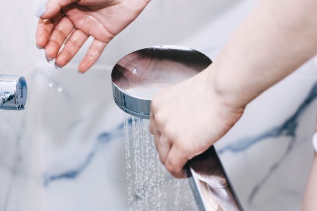 no hot water in shower but sinks are fine