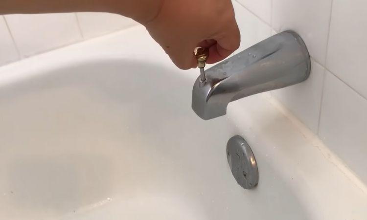 reinstall your shower tub spout 