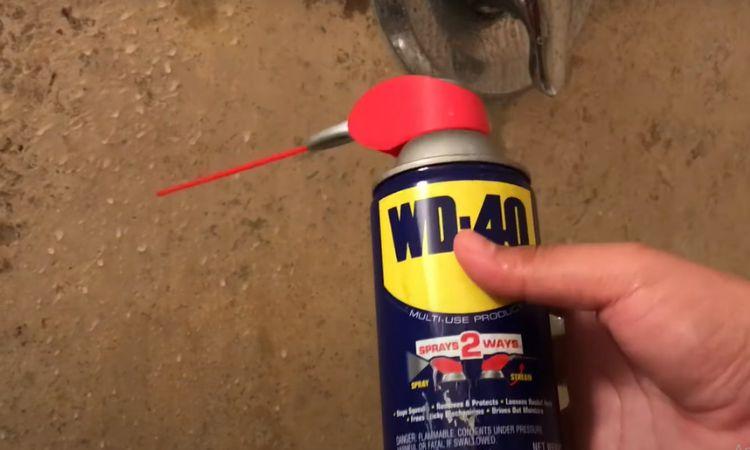  use the WD-40 or simply basic cooking oil 